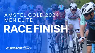 A BRUTAL SPRINT! 🥇 | Amstel Gold 2024 Men's Race Finish | Eurosport Cycling