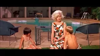 VERY RARE SOMETHING'S GOT TO GIVE With Children OUTTAKE - Marilyn Monroe