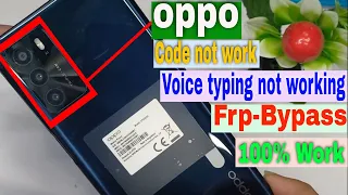oppo A16 Android 11 12 frp bypass voice typing not working |oppo cph2269 frp bypass latest solutions