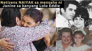 Netizens NAIYAK sa Mensahe ni Janine Gutierrez para sa kanyang Lolo Eddie Gutierrez