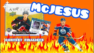 McJESUS! 2022-23 (22/23) Upper Artifacts Hockey Hobby Box Break | CONTEST FINALISTS