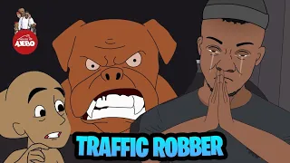 Traffic Robber receives the shock of his life