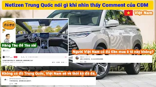 Netizen Trung Quốc nói gì khi nhìn thấy comment của dân mạng Việt Nam đánh giá về dòng xe BYD TQ