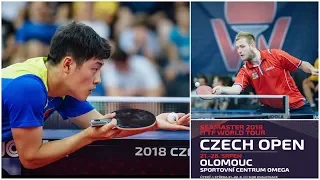 ZHENG Peifeng - SIRUCEK Pavel @ Cz Op 23/08/2018 (private video HD) last game