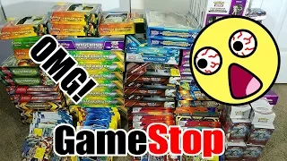 ARE YOU KIDDING ME!? MASSIVE GAMESTOP POKEMON TCG HAUL!!! POKEMON UNWRAPPED