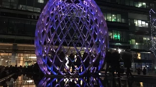 Winter Lights - Luminocity London, Canary Wharf 2017