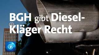 BGH spricht VW-Kunden im Dieselskandal Schadenersatz zu