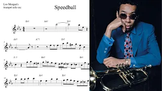 Lee Morgan's trumpet solo TRANSCRIPTION on 'Speedball' (Bb)