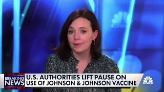 CDC, FDA lift recommended pause on J&J vaccine