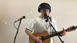 Ed Sheeran & Justin Bieber - I Don't Care (Live Acoustic Loop Cover)