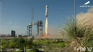 Blue Origin aborts launch of New Shepherd Mission NS-23 during ascent | 23rd | Launch [ABORTED]
