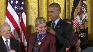 President Obama awards Medals of Freedom as his tenure ends