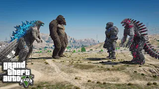 Mechagodzilla, Mechani Kong vs Godzilla, Kong New Update ( GTA V Mods )