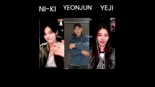 #txt #yeonjun #itzy #yeji #enhypen #niki doing PS5 tiktok dance challenge #kpop #siblings #shorts