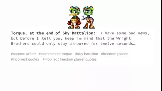 Sky Battalion's Ending In A Nutshell [Freedom Planet]