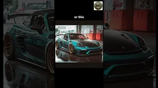 Mod your car - 718 Boxster