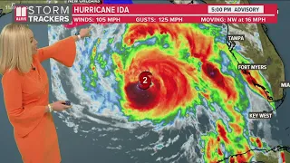 Ida will rapidly strengthen to Cat 4 storm before landfall