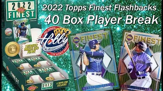 BOXES #11-20 - 2022 Finest FLASHBACKS 40 Box PLAYER Break eBay 10/22/22