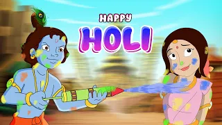 Krishna aur Balaram - Holi Celebrations in Vrindavan | Cartoons for Kids | Happy Holi
