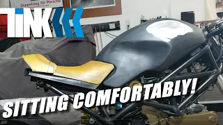 Creating  Custom Seat for #Ducati #Monster CafeRacer Custom Motorcycle Project