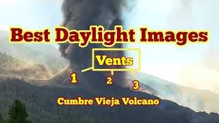 Best Daylight Images And Ash Size Differentiation In Cumbre Vieja Volcano In La Palma Island