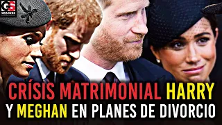 CRISIS Matrimonial: El Príncipe Harry y Meghan Markle al Borde del Divorcio según un Allegado