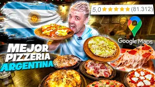 LA MEJOR PIZZERÍA de ARGENTINA ES UNA LOCURA! 🍕*PROBANDO PIZZA ARGENTINA POR PRIMERA VEZ* 🇦🇷