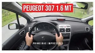 PEUGEOT 307 1.6 MANUAL PRESENCE PACK 2010 - PRIMEIRAS IMPRESSÕES - CHAVE RESERVA