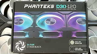 Phanteks D30-120 Fan Unboxing & Installation - Kutu Açılışı & Kurulum