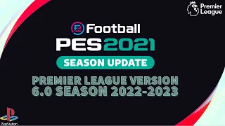 PES 2021 | Premier League Season 2023 Option File Update PS4 PS5 | DOWNLOAD