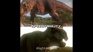 jp1 rexy vs prologue t-rex