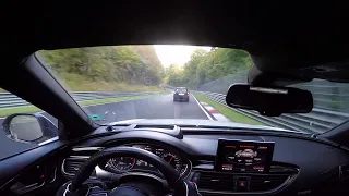 AUDI RS7 Nurburgring Nordschleife GTB lap 8:48min.