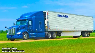 Day In The Life OTR Truck Driver Vlog | 812 Miles Trucking From Illinois To North Dakota