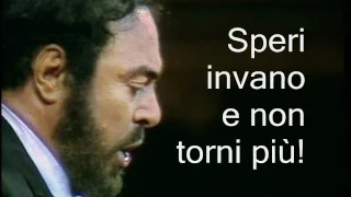 Rondine al nido - Lyrics - Luciano Pavarotti