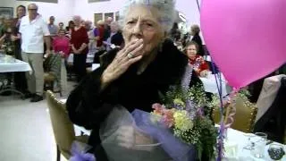 The Big Entrance. Grandmas 100th Birthday Party