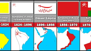 Evolution of Oman's Territory and Flag