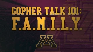 Gopher Talk 101 with P.J. Fleck: "F.A.M.I.L.Y."