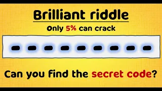 Hard Puzzle 9 Digit Passcode to Open The Door - Tricky Riddle