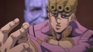 Giorno snaps his fingers