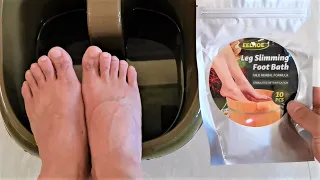 Lympatic Drainage Ginger Foot Soak Unboxing & Review - Does IT Really Work?