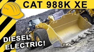 Wie funktioniert der DIESEL-ELEKTRISCHE ANTRIEB im neuen Cat 988K XE Radlader? | Steinexpo