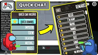 New *QUICK CHAT*  update is here-Among us evolution.