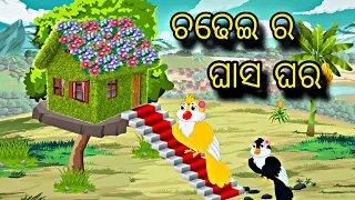 Chadhei Ra Ghasa Ghara  Odia Stories  Odia Gapa  Bird Story  Chadhei Gapa  Kahani