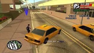 GTA San Andreas - missão de taxista - 'TAXI DRIVER' [50 corridas/fares]