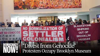 "Divest from Genocide": 1,000+ Protest Brooklyn Museum for Israel Ties; NYPD Arrests 34