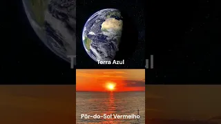 Pôr-do-Sol na TERRA vs MARTE #shorts