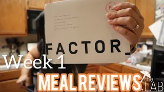 Factor Meals Week 1 Review | Trying 9 different meals from Factor