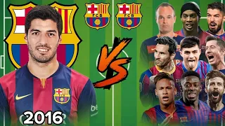 2016 Suarez VS BARCELONA Legends 🔥💪(Messi-Neymar-Xavi-Iniesta)#football #video