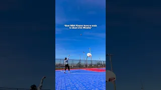 Shooting over Wemby is IMPOSSIBLE 🤣🏀 #nba #basketball #funny