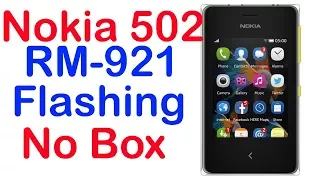 Nokia 502 flashing RM-921 with Nokia care suite No box required.